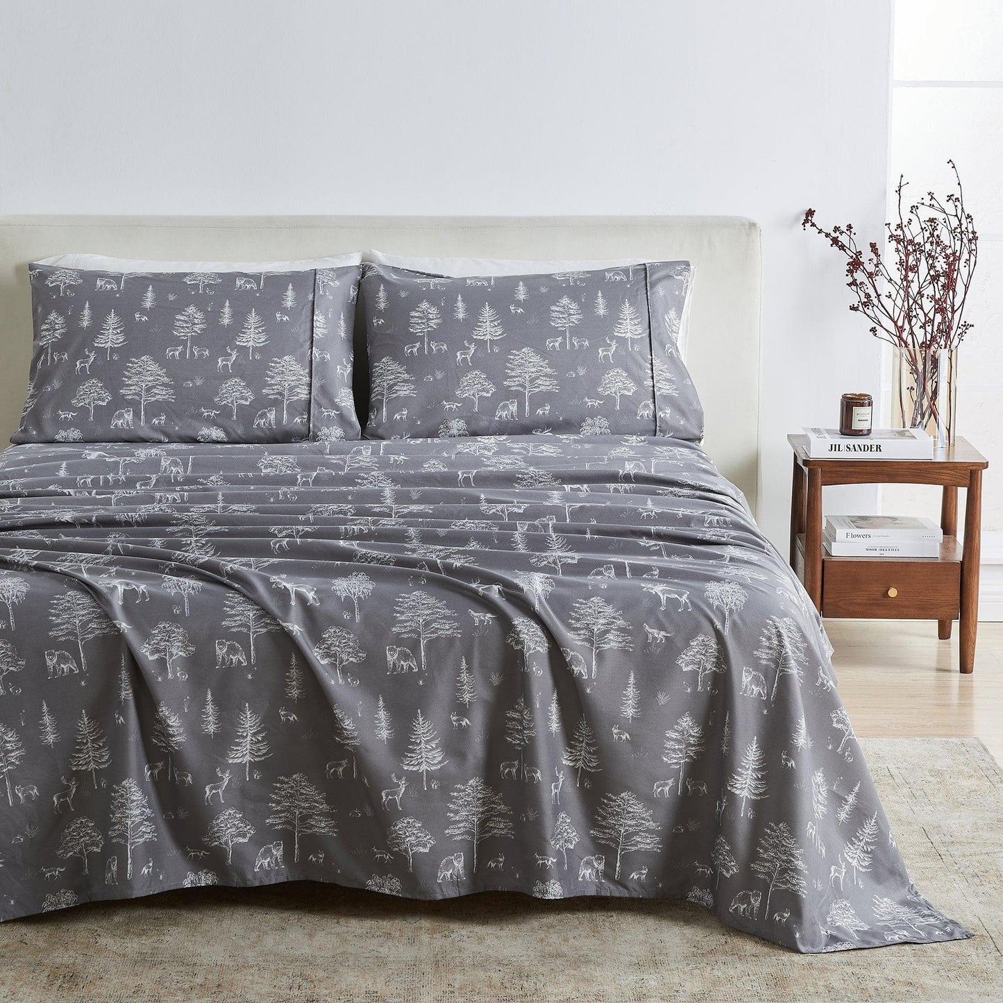 Lodge Printed Sheet Set and the Rustic Print