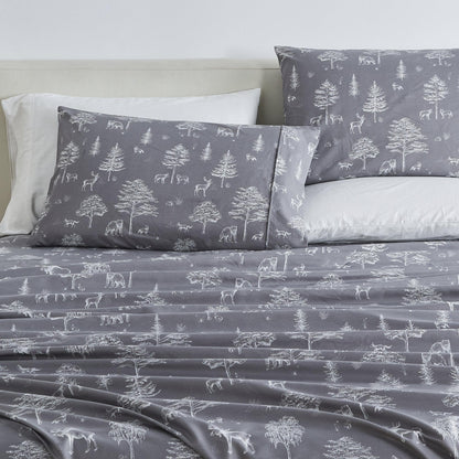 Lodge Printed Sheet Set and the Rustic Print