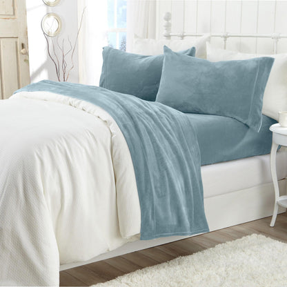Ultra Soft Velvet Plush Bed Sheets and Luxe