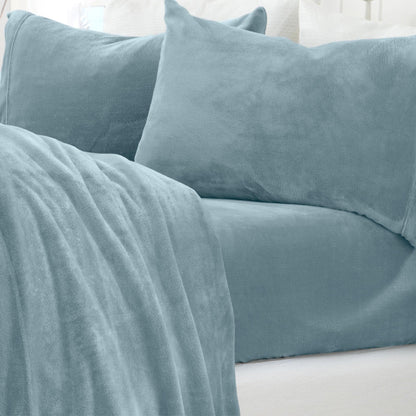 Ultra Soft Velvet Plush Bed Sheets and Luxe