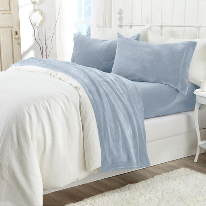 Ultra Soft Velvet Plush Bed Sheets and Luxe