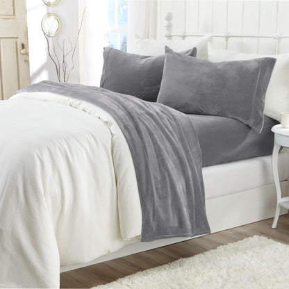 Ultra Soft Velvet Plush Bed Sheets and Luxe