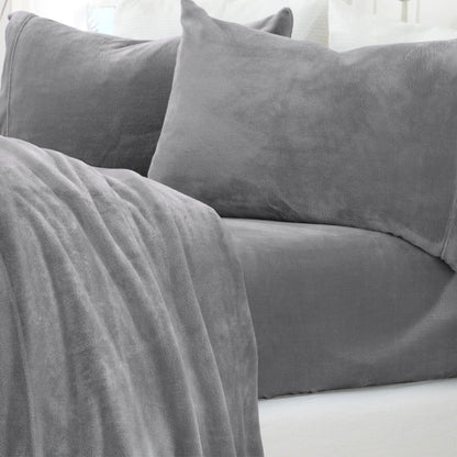 Ultra Soft Velvet Plush Bed Sheets and Luxe