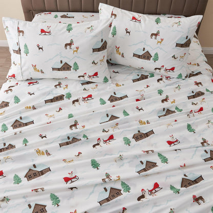 Lodge Printed Sheet Set and the Rustic Print
