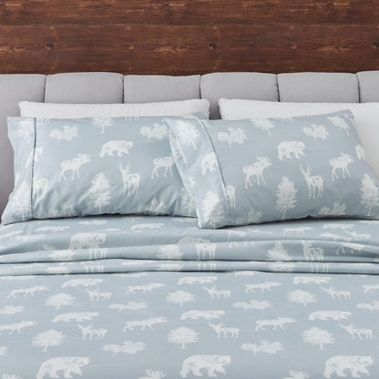 Lodge Printed Sheet Set and the Rustic Print