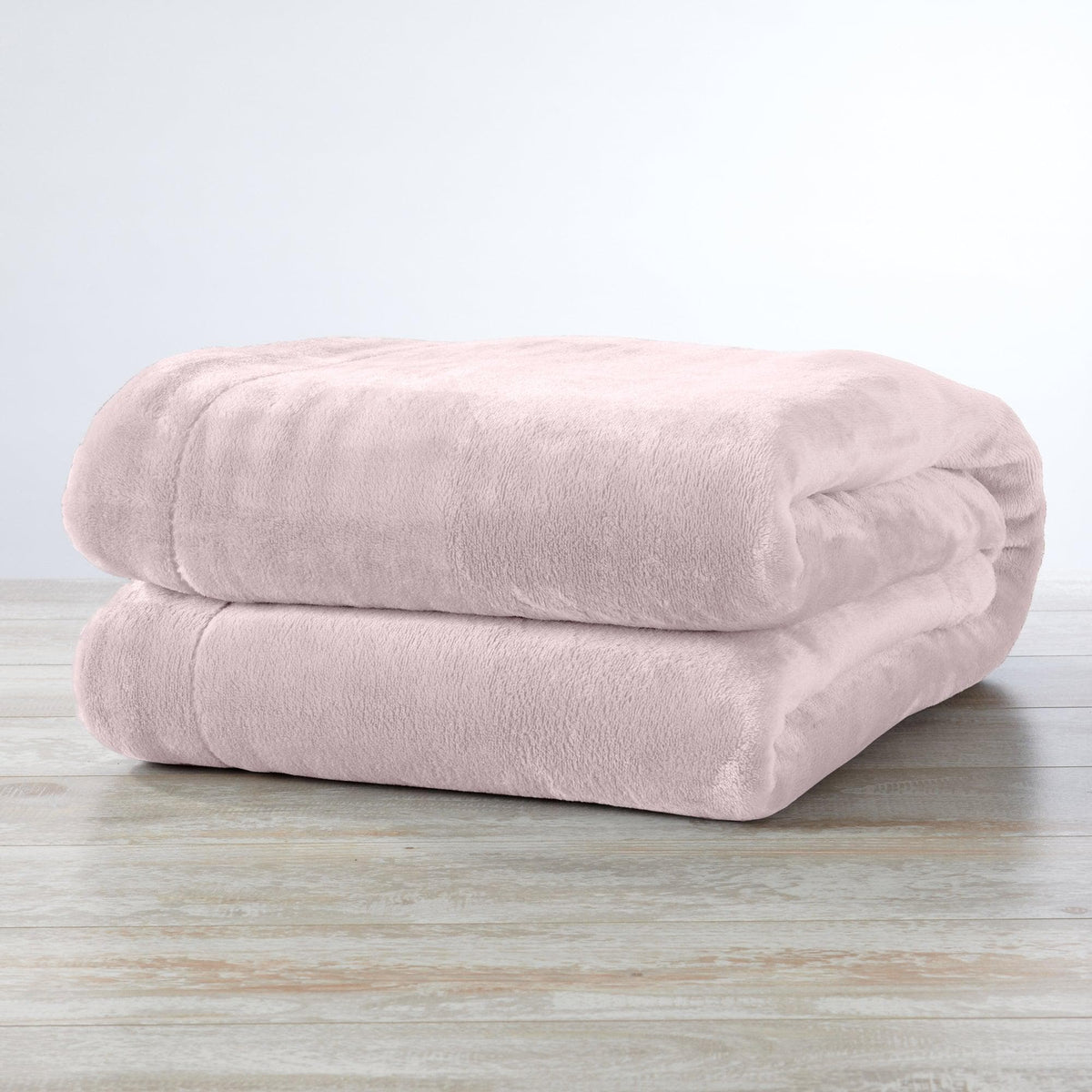 Velvet Plush Sherpa Luxury Bed Blanket blush pink, Great Bay Home, Kinsley Collection on Tampa Home & Garden Store
