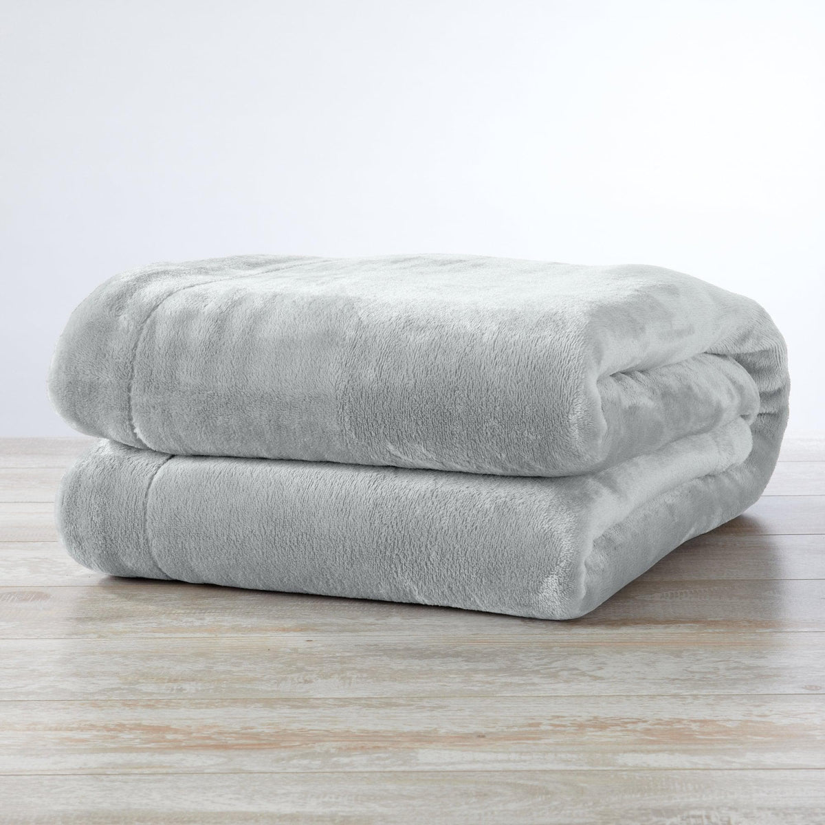 Velvet Plush Sherpa Luxury Bed Blanket grey by Great Bay Home, Kinsley Collection on Tampa Home & Garden Store