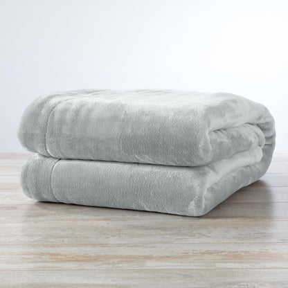 Velvet Plush Sherpa Luxury Bed Blanket grey by Great Bay Home, Kinsley Collection on Tampa Home & Garden Store