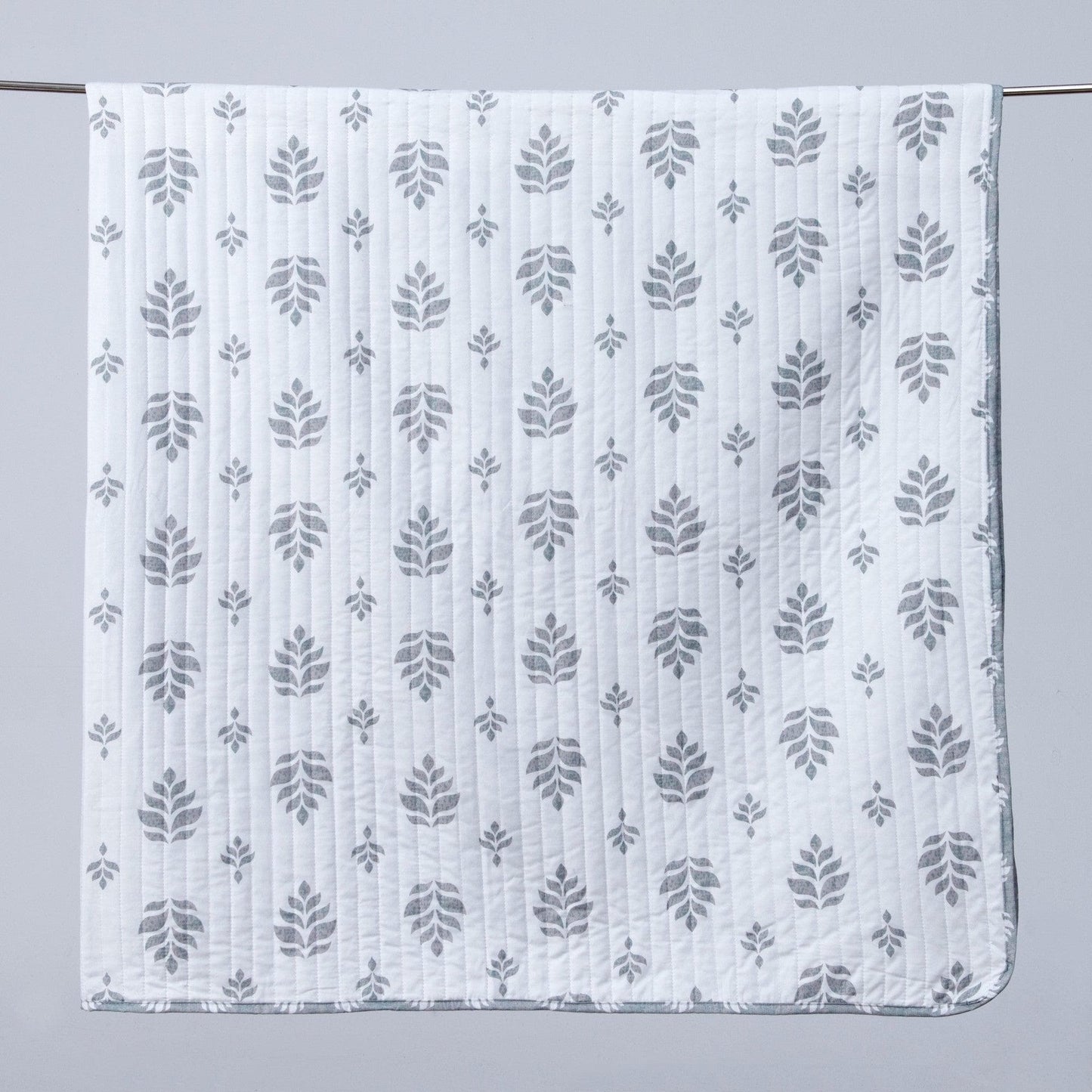 French Floral Quilt With A Soft Cotton Cover