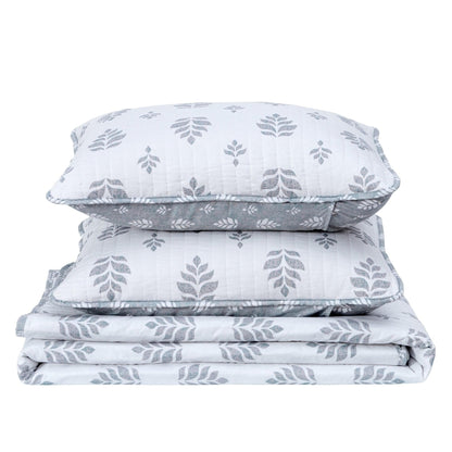 French Floral Quilt With A Soft Cotton Cover