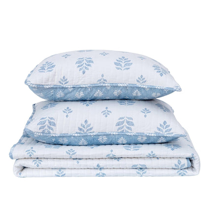 French Floral Quilt With A Soft Cotton Cover