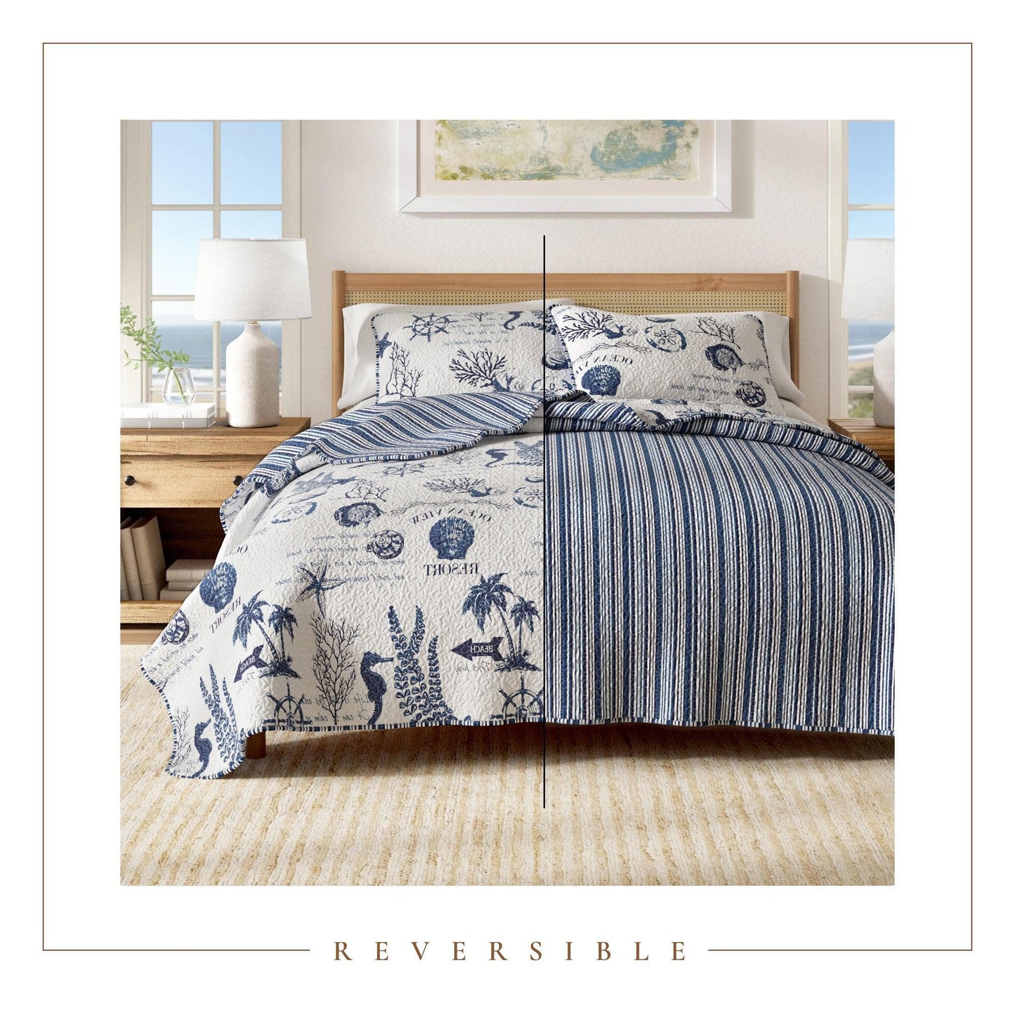 Coastal Quilt Set in the Catalina Collection