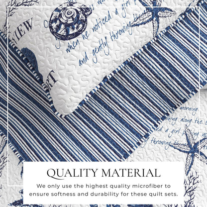 Coastal Quilt Set in the Catalina Collection