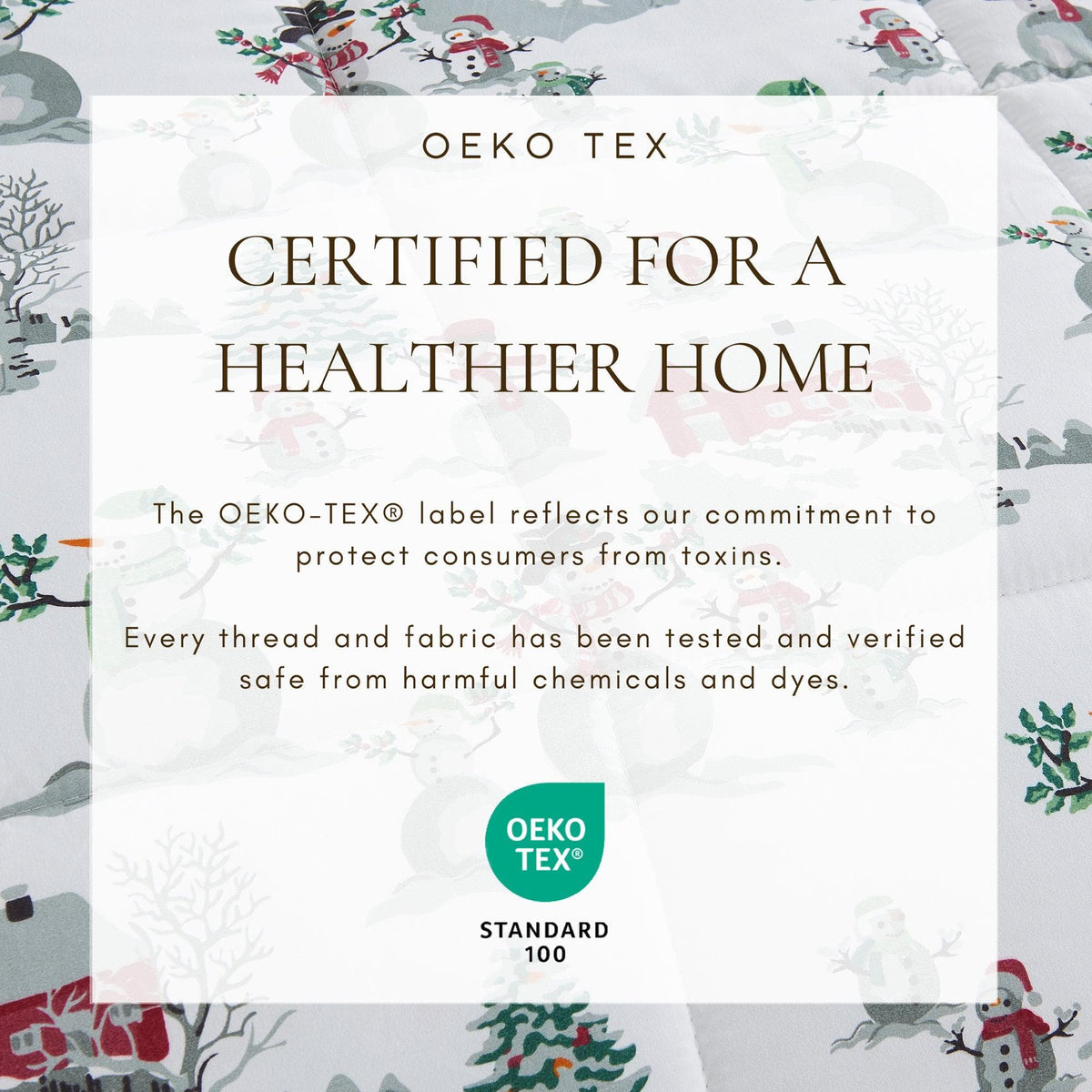 Great Bay Home Reversible Christmas Comforter and Sham Set with snowman print Odette Collection on Tampa Home & Garden Store