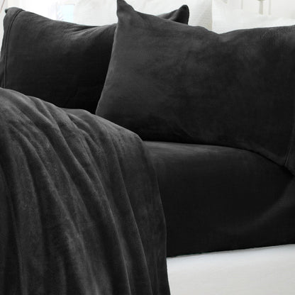 Ultra Soft Velvet Plush Bed Sheets and Luxe