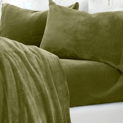 Ultra Soft Velvet Plush Bed Sheets and Luxe