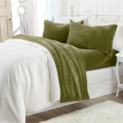 Ultra Soft Velvet Plush Bed Sheets and Luxe