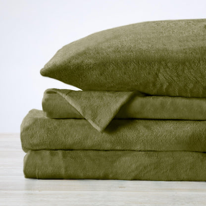 Ultra Soft Velvet Plush Bed Sheets and Luxe