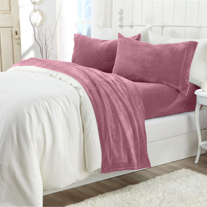 Ultra Soft Velvet Plush Bed Sheets and Luxe