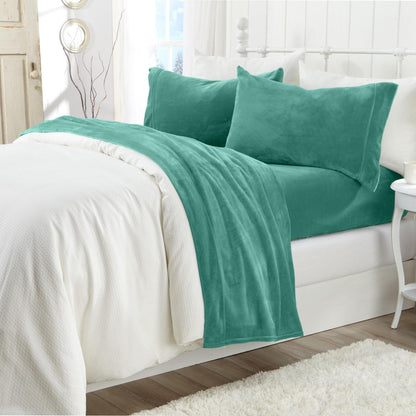 Ultra Soft Velvet Plush Bed Sheets and Luxe
