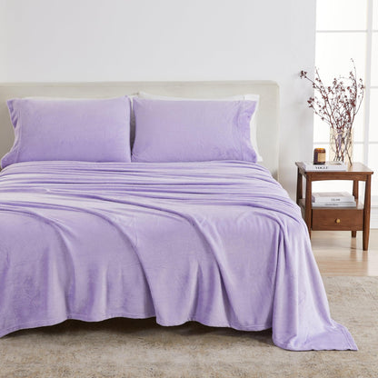 Ultra Soft Velvet Plush Bed Sheets and Luxe