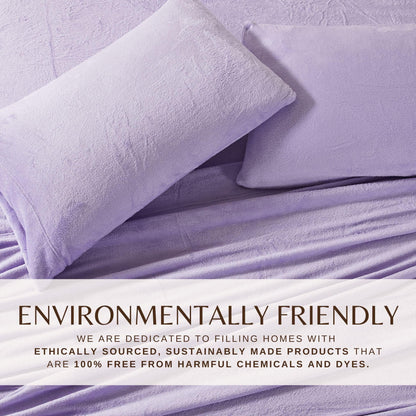 Ultra Soft Velvet Plush Bed Sheets and Luxe