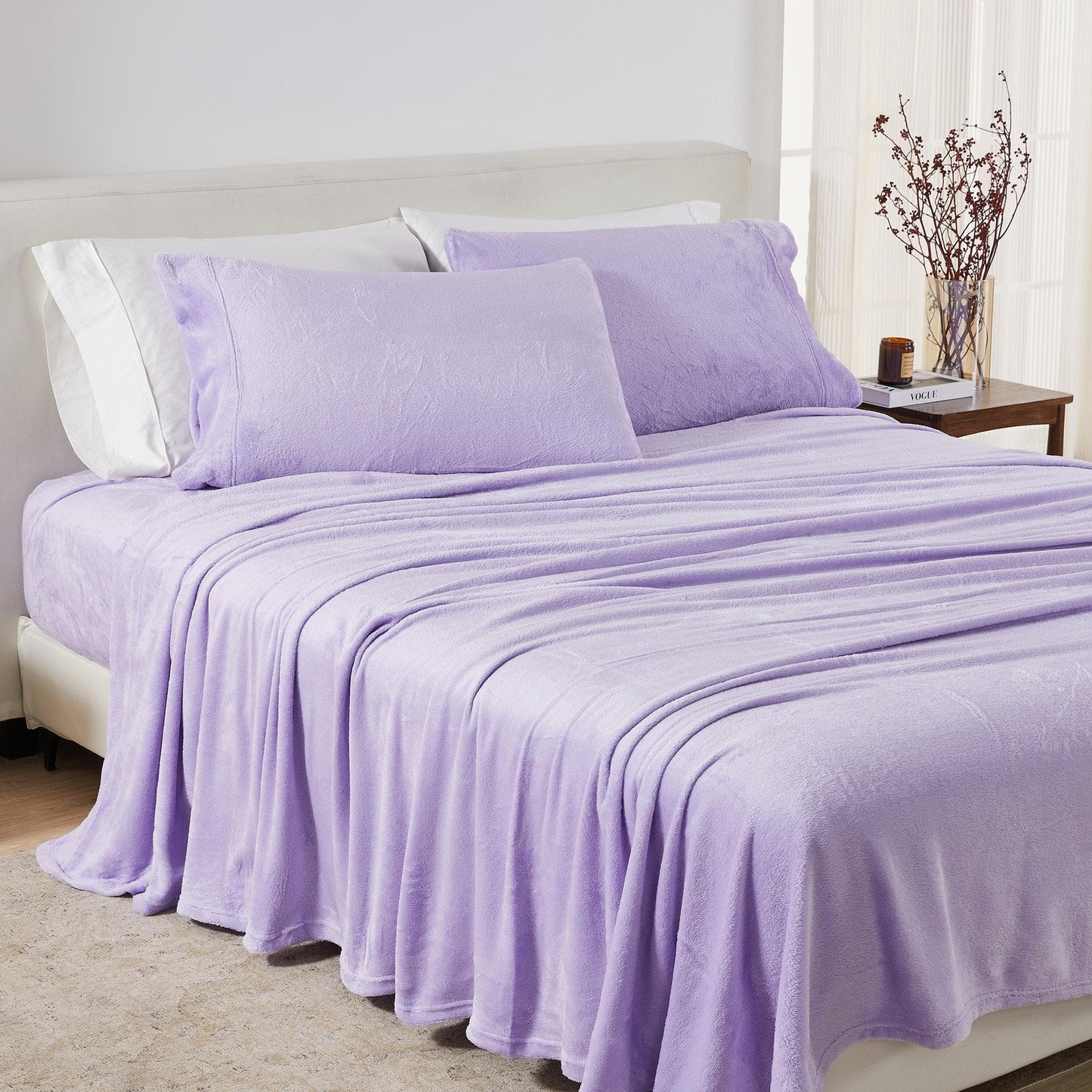 Ultra Soft Velvet Plush Bed Sheets and Luxe