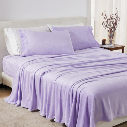 Ultra Soft Velvet Plush Bed Sheets and Luxe