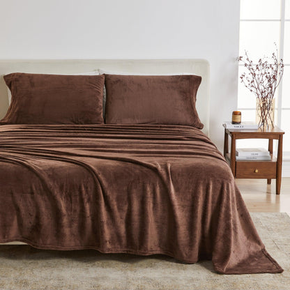 Ultra Soft Velvet Plush Bed Sheets and Luxe