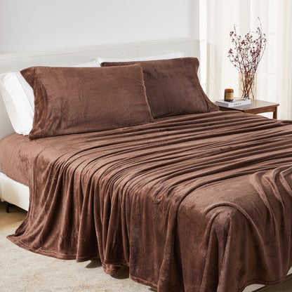 Ultra Soft Velvet Plush Bed Sheets and Luxe