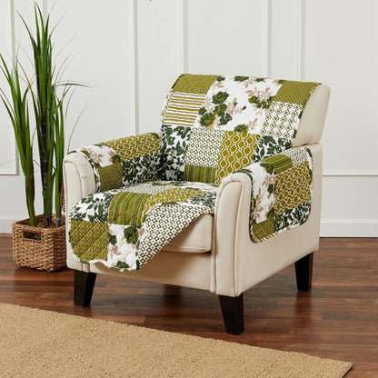 Reversible Floral Patchwork Furniture Cover