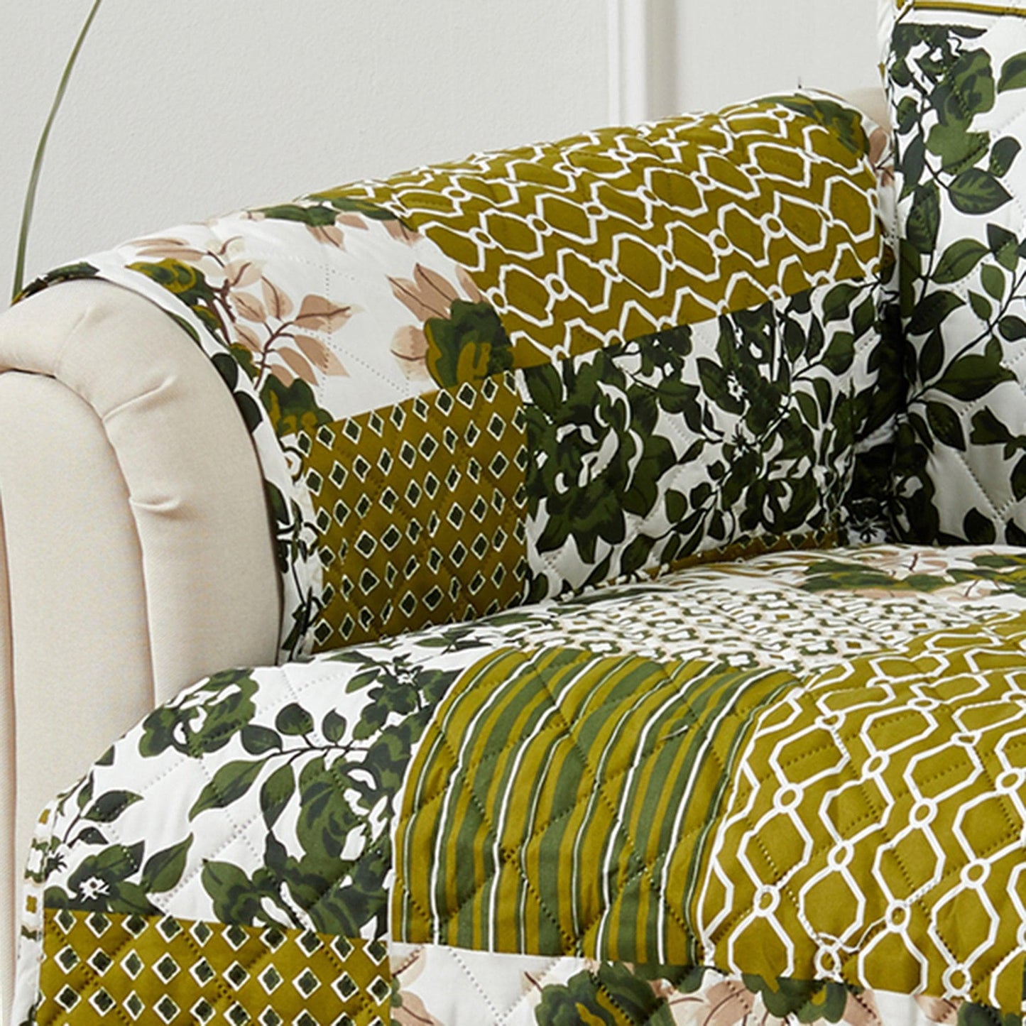 Reversible Floral Patchwork Furniture Cover