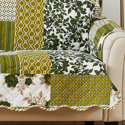 Reversible Floral Patchwork Furniture Cover