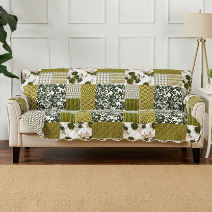Reversible Floral Patchwork Furniture Cover