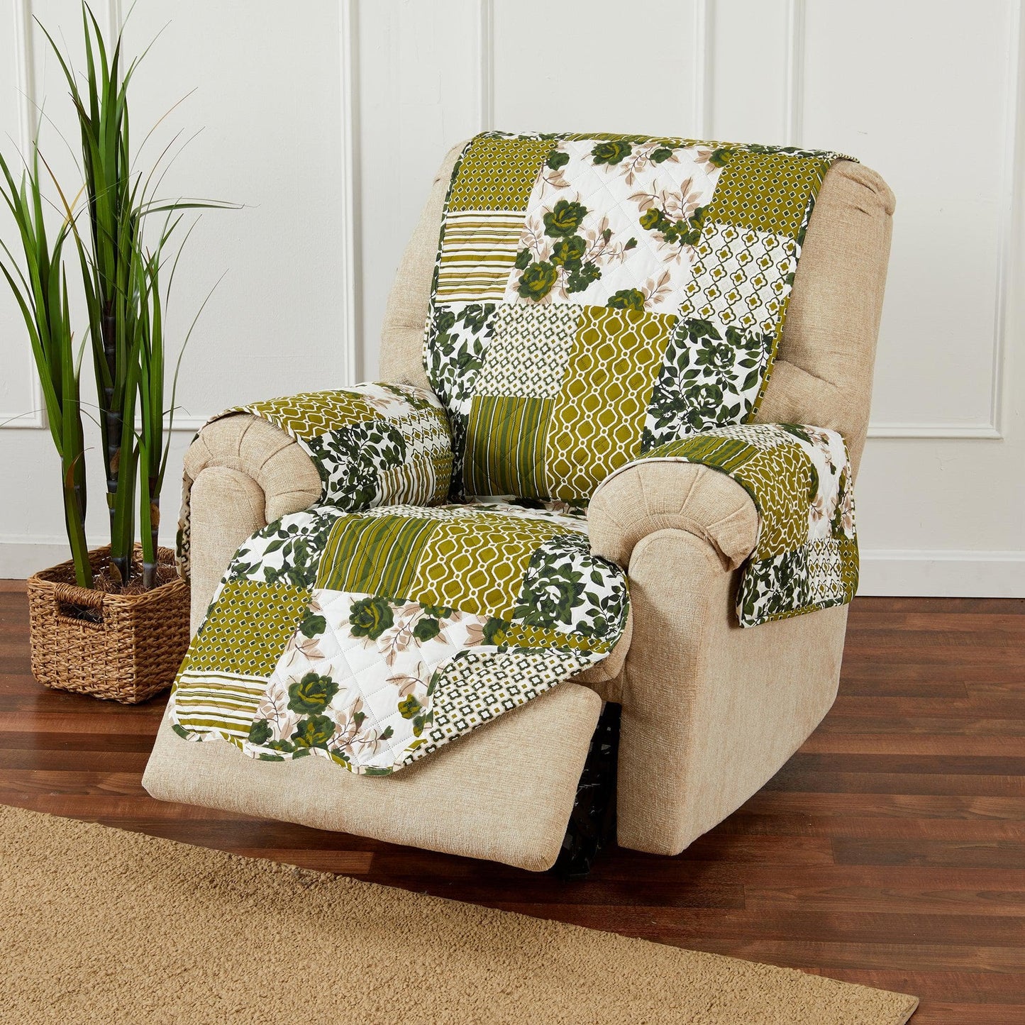 Reversible Floral Patchwork Furniture Cover