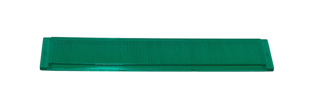 Single Row Race Series lens replacement green rectangular light cover with ribbed surface on Tampa Home & Garden Store