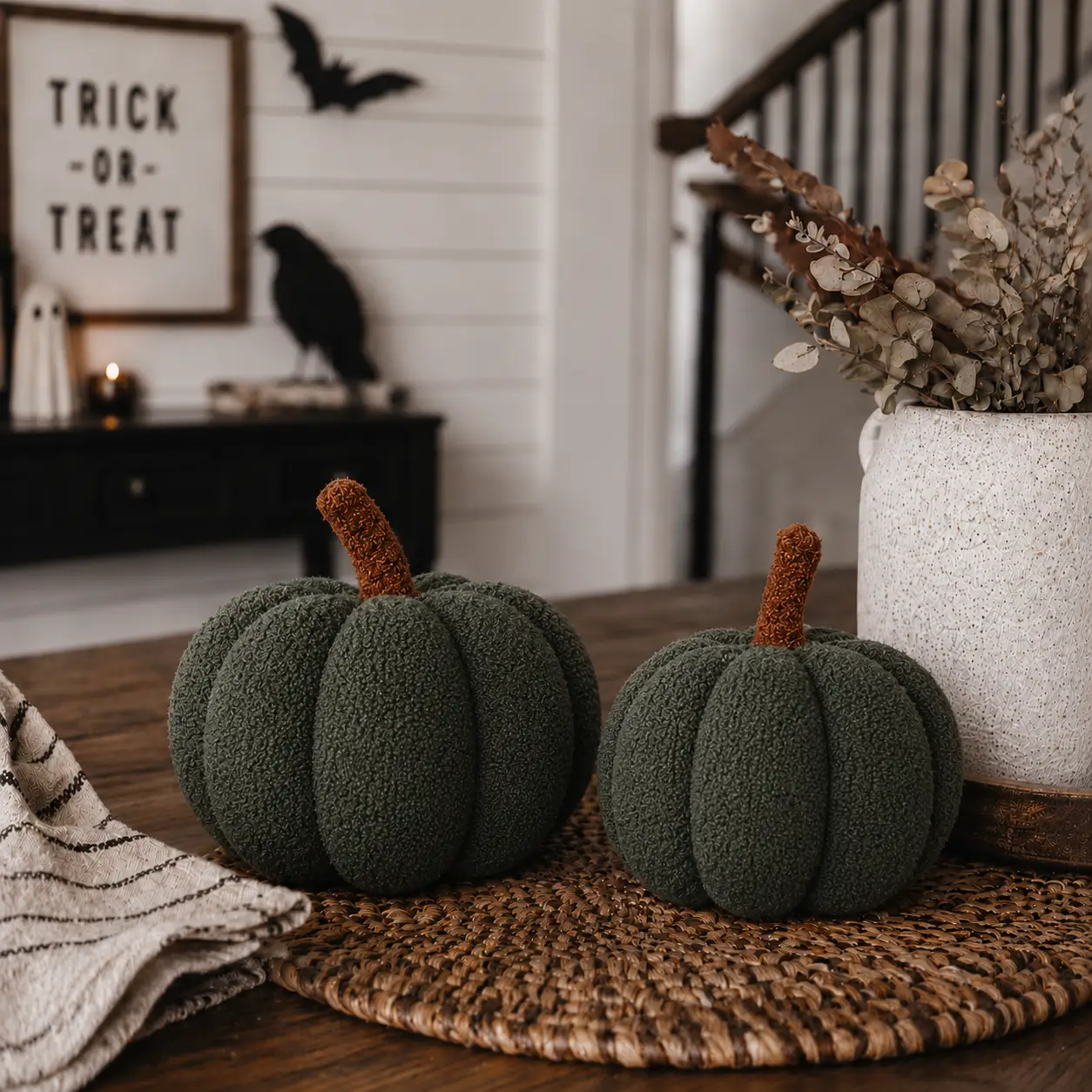 Blair Pumpkin II Plush Pillow for Cozy Decor