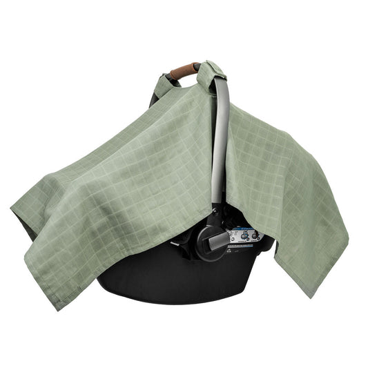 Muslin Car Seat Cover and Organic Cotton