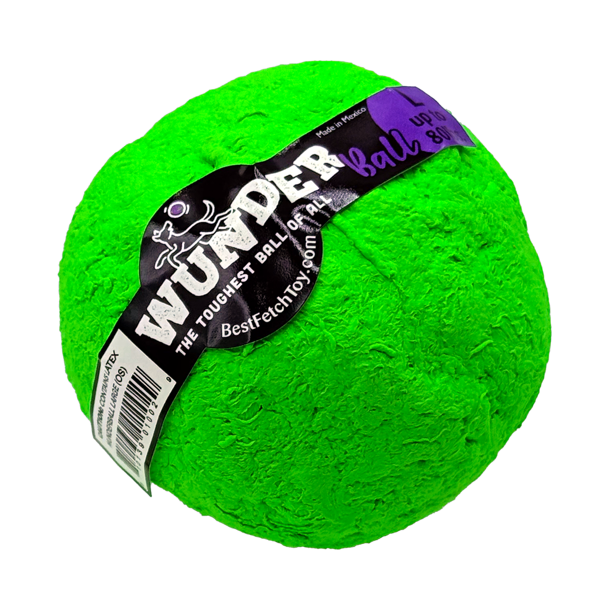 WUNDERball Fetch Toy Natural Rubber Ball For Dogs