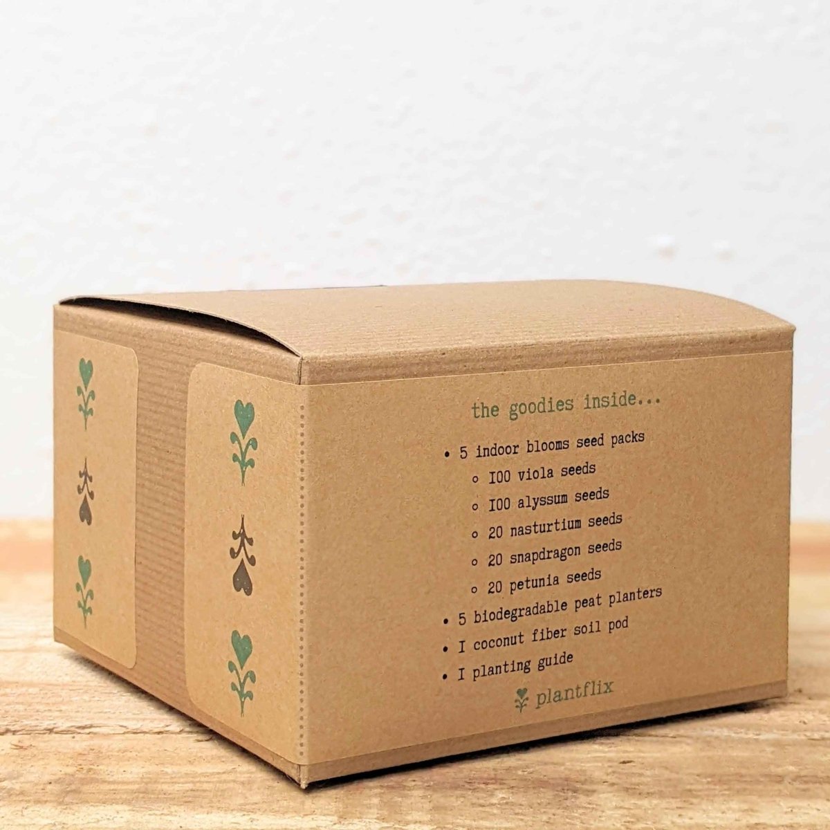 Kit de semillas para flores de interior "Cultiva un jardín de flores"