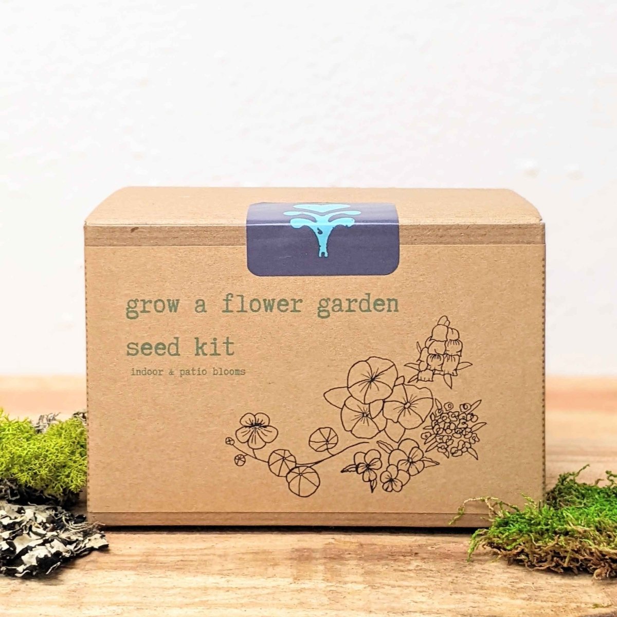 Kit de semillas para flores de interior "Cultiva un jardín de flores"