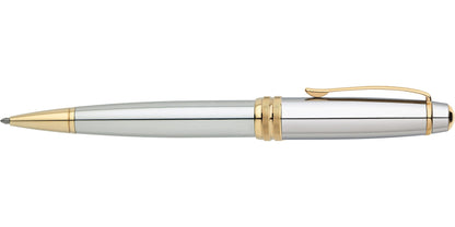 Bailey Medalist Ballpoint Pen, silver body with gold trim, A.T. Cross on Tampa Home & Garden Store