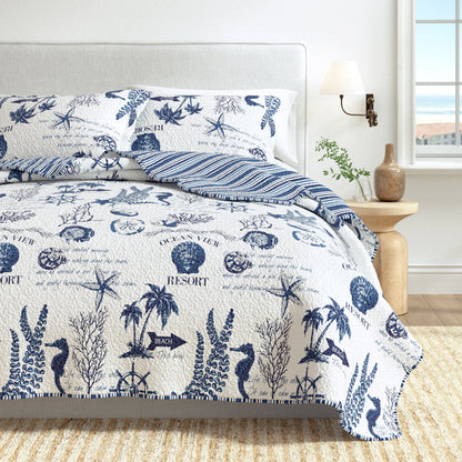 Coastal Quilt Set in the Catalina Collection