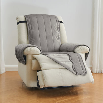 Velvet Furniture Protector And Elastic Cover