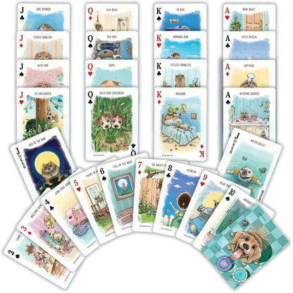 Perros jugando a las cartas