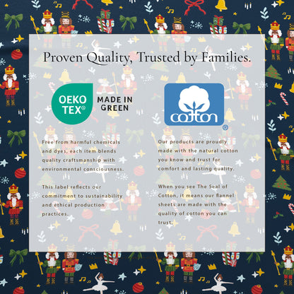 Soft and Plush Turkish Cotton Christmas Sheets