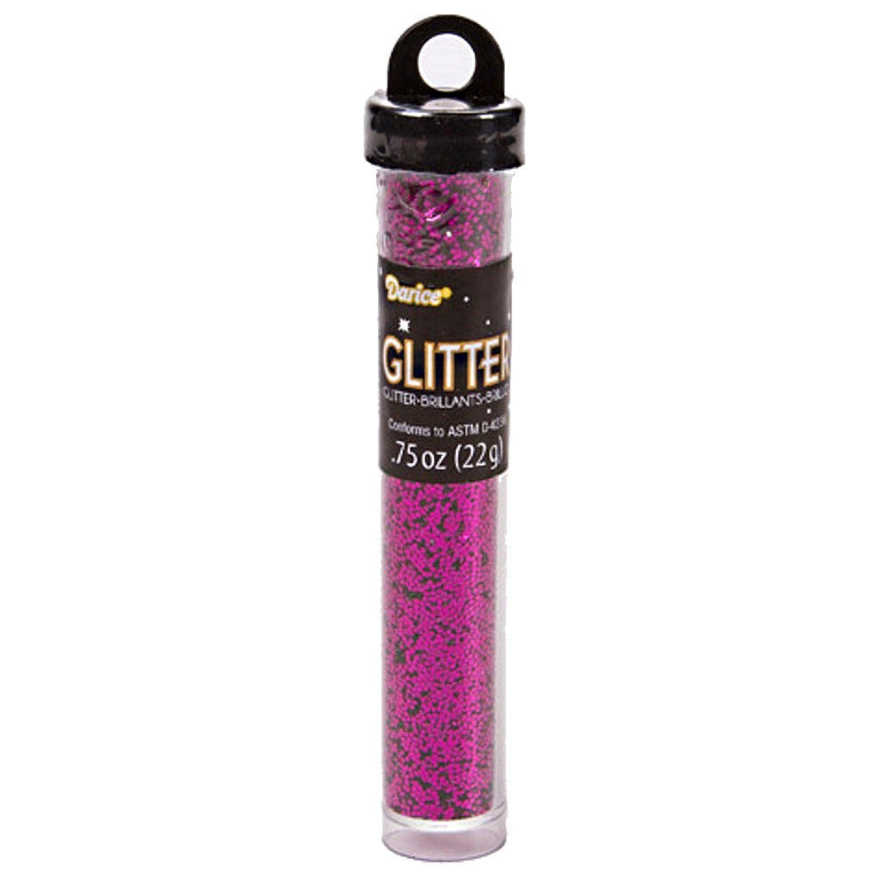 3/4 oz Glitter Tube - Fuschia