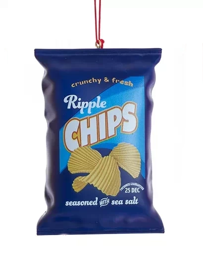 Snack Bag Ornaments - Ripple Chips - Tampa Home & Garden Store