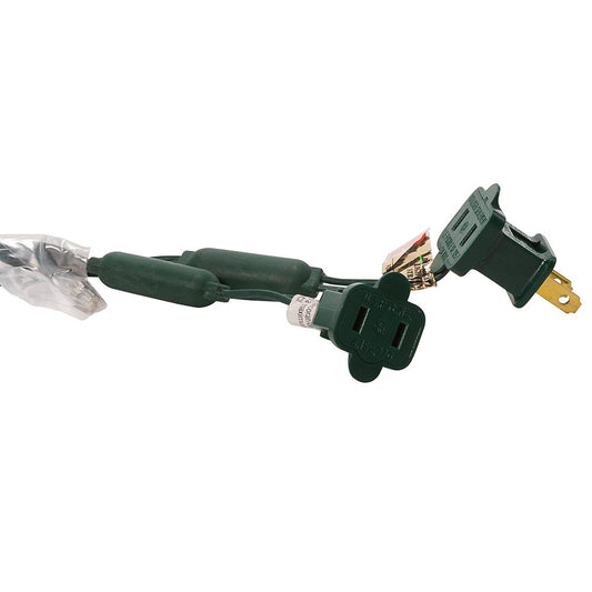 Ensemble de 50 lumières LED multicolores C3 en forme de diamant, fil vert