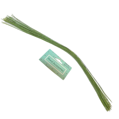 Green Florist Stem Wire - 30 Gauge
